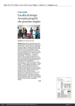 Rassegna stampa - Science South Tyrol
