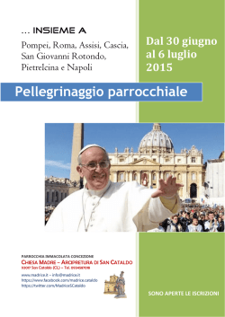 il programma completo
