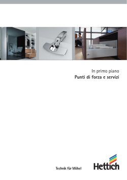 In primo piano Punti di forza e servizi