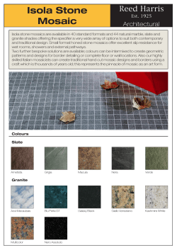 Isola Stone Mosaic - Architectural Porcelain Tiles from Reed Harris