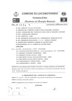 Download Convocazione CCR - Istituto Comprensivo "Marconi