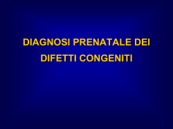 17.Diagnosi Prenatale