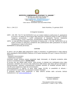 decreto pubbl grad III fascia ATA 2014-17