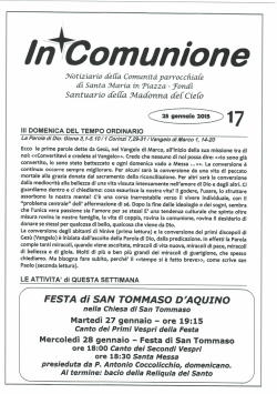 clicca qui - Parrocchia di Santa Maria in Piazza - Fondi(LT)