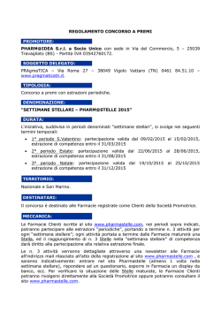 Regolamento Concorso