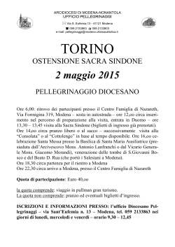TORINO - Centro Culturale Il Faro Modena