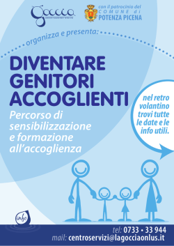 Diventare Genitori Accoglienti