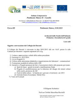 Istituto Comprensivo Piedimonte Matese II &ndash; Castello