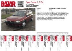 Opel Corsa 1,7 Ds.
