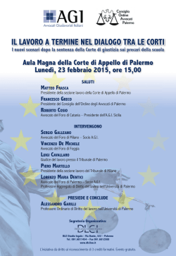 il lavoro a termine nel dialogo tra le corti