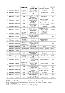cartellone 2015 - Comune di Terni