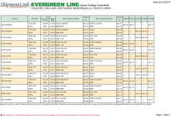 Japan Sailing Schedules