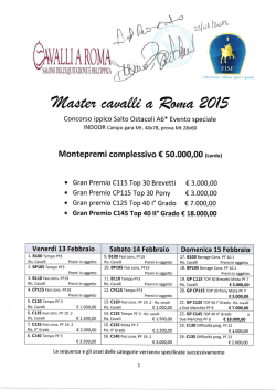 M caualli a. Rotaa 20î5