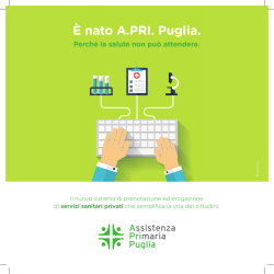 &Egrave; nato A.PRI. Puglia. Perch&eacute; la salute non pu&ograve; attendere.