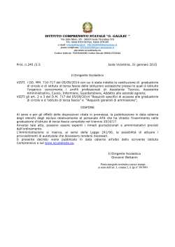 decreto esclusione grad III fascia ATA 2014-17
