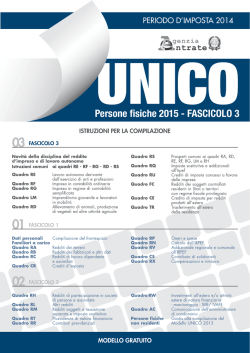 Istruzioni per la compilazione