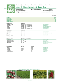 download stocklist pdf kloosterhuis