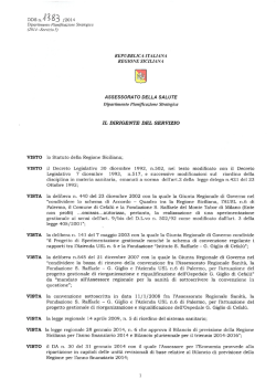 Dos /2014 - Regione Siciliana