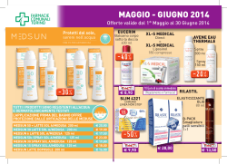 MAGGIO - GIUGNO 2014 - Farmacie Comunali Torino Spa