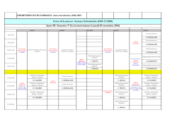 III anno - Farmacia