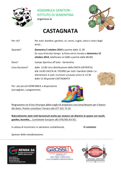 CASTAGNATA - Assemblea Genitori Sementina
