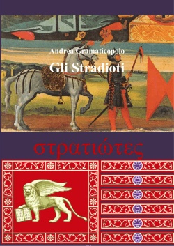 Stradioti - Societa Italiana Storia Militare
