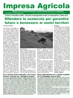 Impresa Agricola - Confederazione Italiana Agricoltori della Lombardia