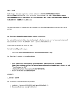 Info e Costi - m