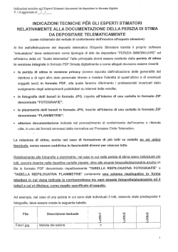 Indicazioni per deposito perizie - Ordine degli Ingegneri della