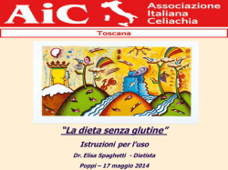 dieta - Formazione Casentino