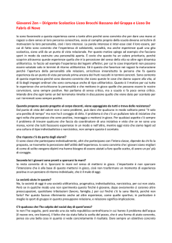 intervista preside zen