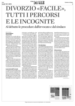 divorzio &laquo;facile&raquo;, tutti i percorsi le incognite