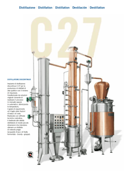 Distillazione Distillation Distillation Destilaci&oacute;n Destillation
