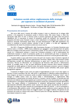 Inclusione sociale attiva: miglioramento delle strategie per superare