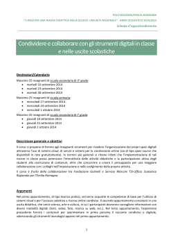 Corsi_Condividere e collaborare utilizzando strumenti digitali