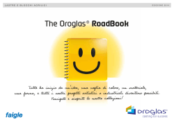 The Oroglas® RoadBook