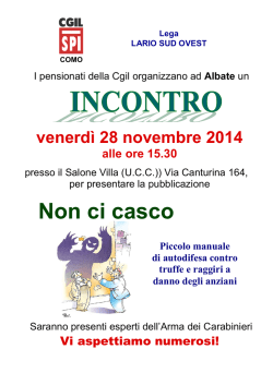 INCONTRO ALBATE scarica - il portale spi cgil lombardia