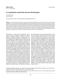 Le acquisizioni venete del vescovo Strossmayer