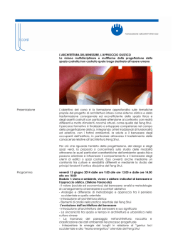 presentazione e programma - Fondazione Architetti Treviso