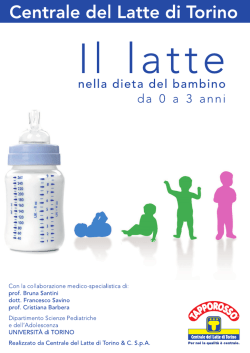 DIETA DEI BIMBI-1.indd - Centrale del Latte di Torino