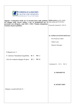 Prot. n. 243/4 di verbale del 07.03.2014