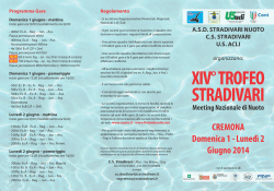 XIV° Trofeo Stradivari