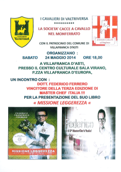 MasterChefItalia.Missione leggerezza