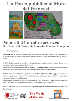 scarica il programma - Consorzio Alberto Bastiani