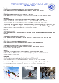 Inverno 2014/15 - Guide Alpine Val di Fassa