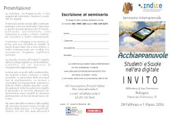 Invito seminario ACCHIAPPANUVOLE - USR Sardegna