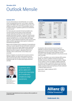Outlook 2015 - Allianz Global Investors