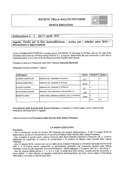 Deliberazione n.3 del 17.04.2014