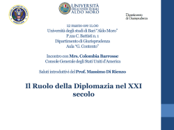 Il ruolo della diplomazia nel XXI secolo