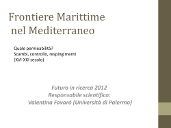 Frontiere Marittime nel Mediterraneo